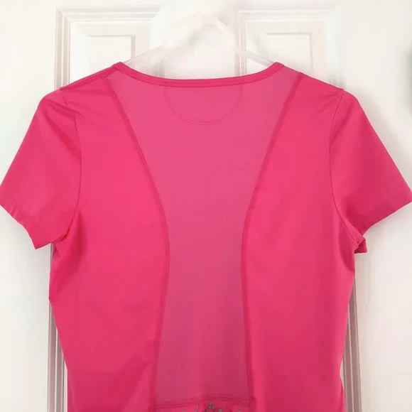 Lucy Pink Short Sleeve Workout Tee - Picture 4 of 7